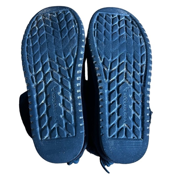 UGG Koolaburra‎ Jaelyn Mini Boots Leather Tassel Fringe Size 7 Black 1096412 - Picture 7 of 10